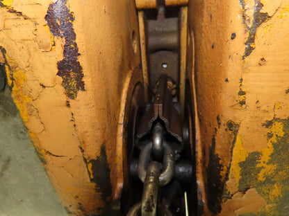 Acco Wright Way Electric Chain Hoist 1000 LB 1/2 Ton 16 FPM 1/2 HP 440V 13' Lift