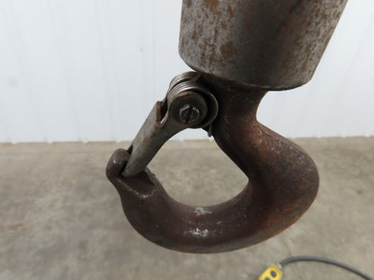 Acco Wright Way Electric Chain Hoist 1000 LB 1/2 Ton 16 FPM 1/2 HP 440V 13' Lift