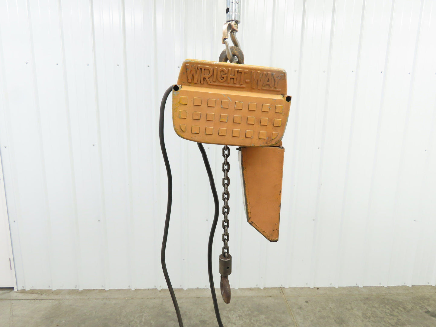 Acco Wright Way Electric Chain Hoist 1000 LB 1/2 Ton 16 FPM 1/2 HP 440V 13' Lift