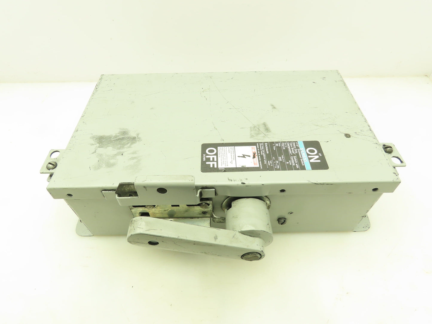 Siemens F321H I-T-E Safety Switch Disconnect Enclosure 30A 240VAC 3 Pole Fusible