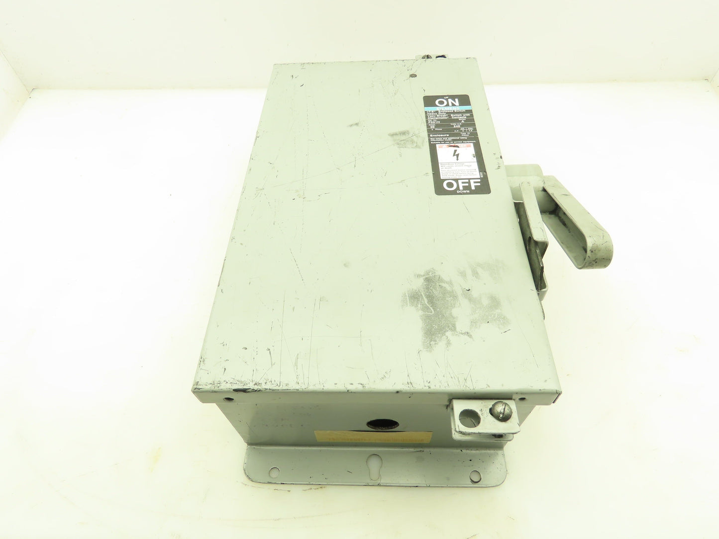 Siemens F321H I-T-E Safety Switch Disconnect Enclosure 30A 240VAC 3 Pole Fusible