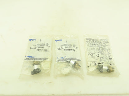 Allen Bradley 800EM-HM32 Ser A 3-Pos Maintained Selector Switch Black  Lot of 3