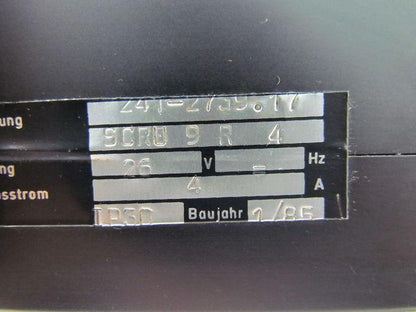 SCRU9-R4 Type 241-2739.17 SCRU 9 R 4 26V 4A.IP30 Electronic Device