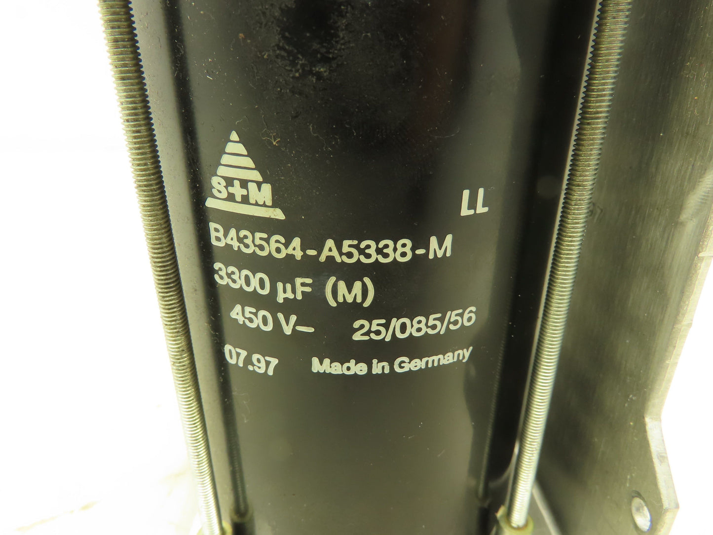 S + F B43564-A5338-M Electrolytic Screw Terminal Capacitor 3300uF 450V