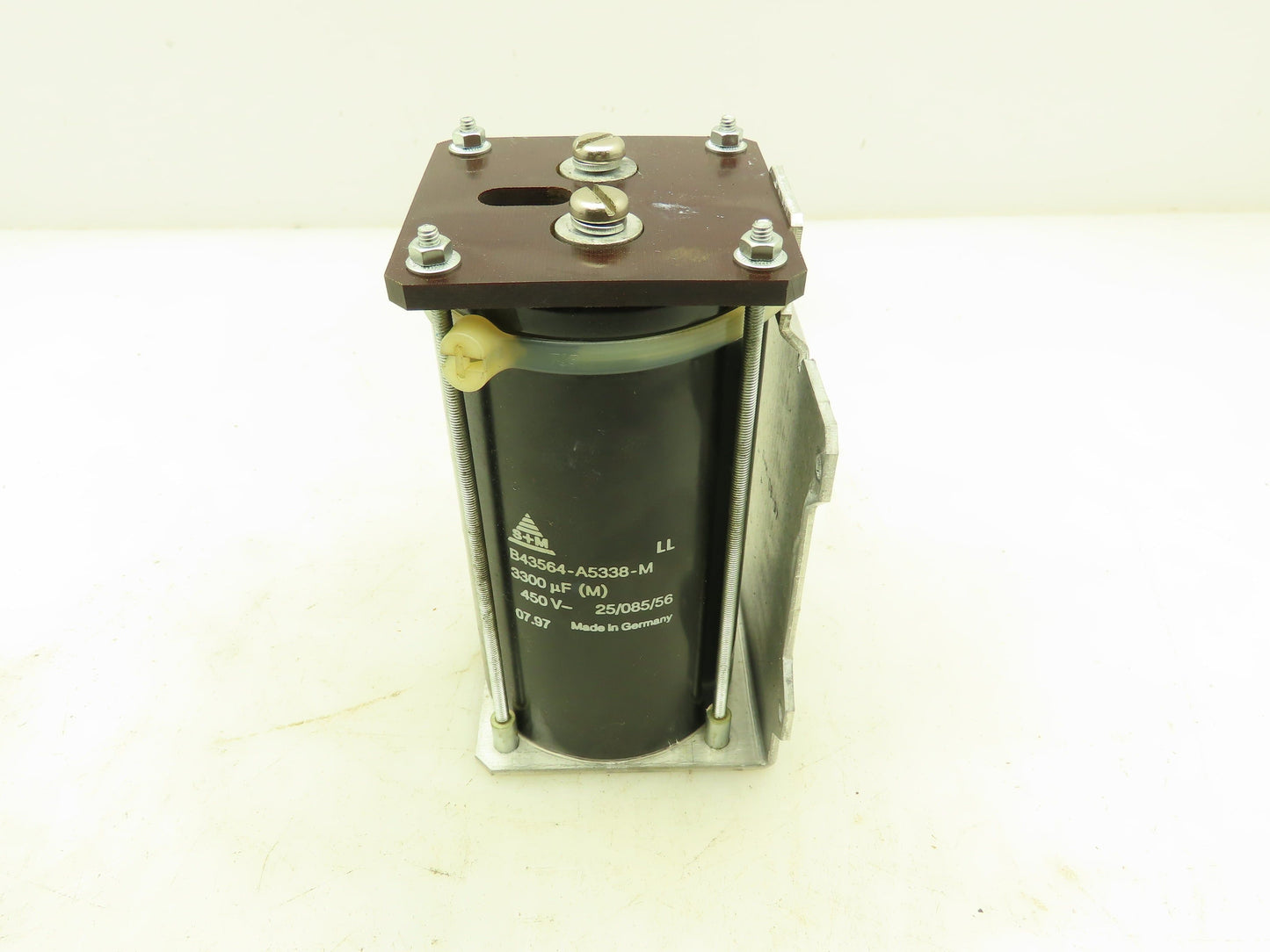 S + F B43564-A5338-M Electrolytic Screw Terminal Capacitor 3300uF 450V