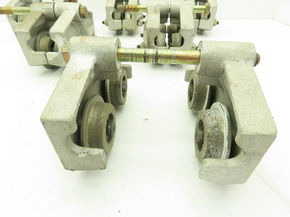 Unified Industries MT-250-B Four Wheel Trolley 250 LBS Limit Lot of 6