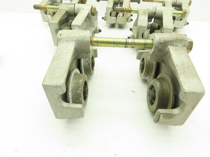 Unified Industries MT-250-B Four Wheel Trolley 250 LBS Limit Lot of 6