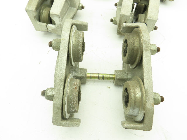 Unified Industries MT-250-B Four Wheel Trolley 250 LBS Limit Lot of 6