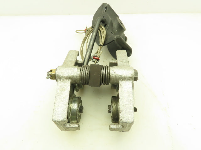 Unified Industries Four Wheel Trolley 250 LBS Atlas Copco Hose Cable Holder