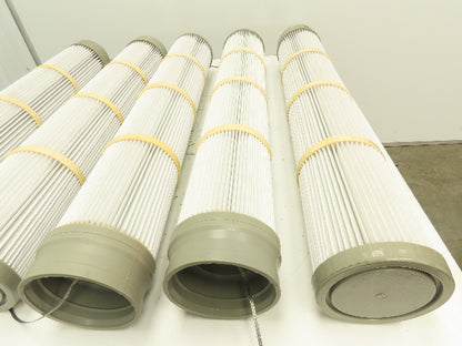 Process Engineerings PE825 6" x 36" Round Circular Air Cartridge Filter Lot Of 5