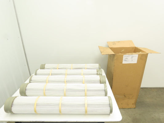 Process Engineerings PE825 6" x 36" Round Circular Air Cartridge Filter Lot Of 5