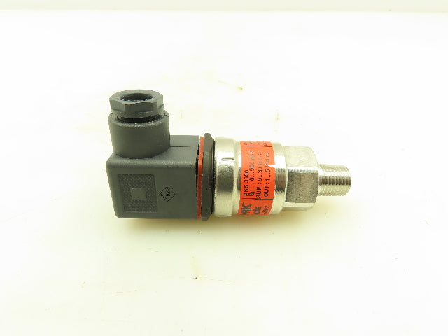 York Frick 913A0124H02 Pressure Sensor 0-500 PSI 9-30VDC 1/4" NPT