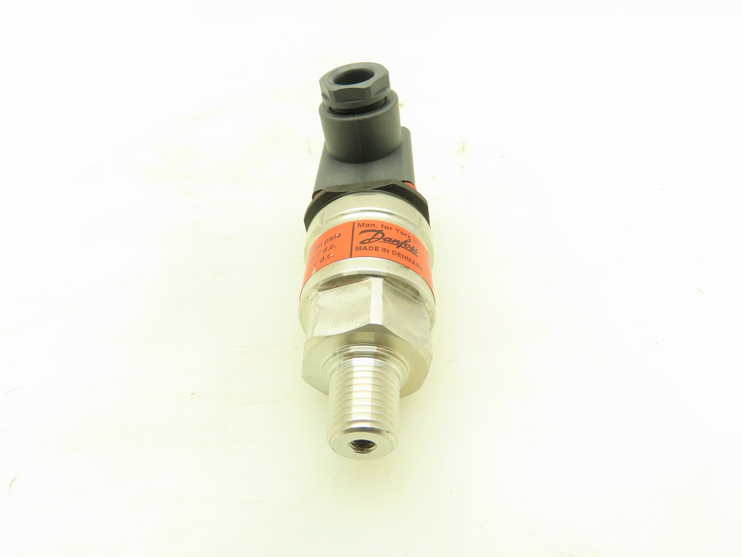York Frick 913A0124H02 Pressure Sensor 0-500 PSI 9-30VDC 1/4" NPT