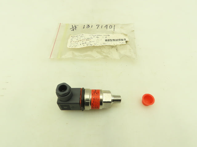 York Frick 913A0124H02 Pressure Sensor 0-500 PSI 9-30VDC 1/4" NPT