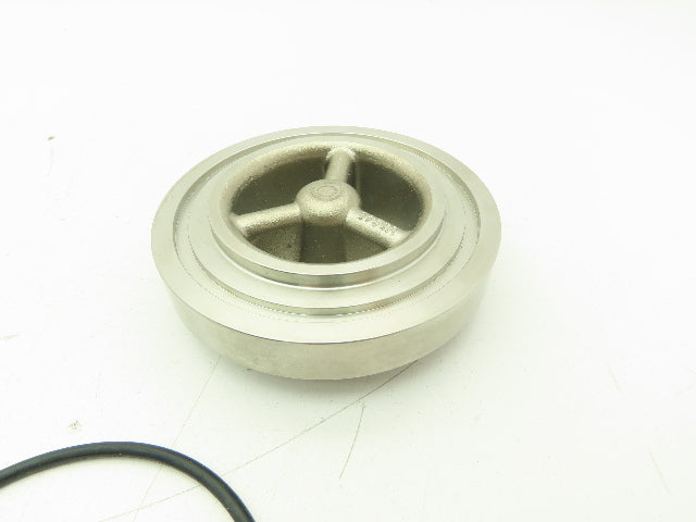 SPX 322A0801202D21422 Pump Valve Seat 316SS 2-1/2" Flange Groove