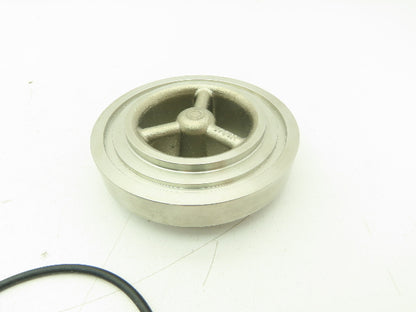 SPX 322A0801202D21422 Pump Valve Seat 316SS 2-1/2" Flange Groove