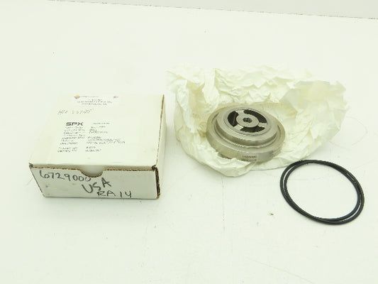 SPX 322A0801202D21422 Pump Valve Seat 316SS 2-1/2" Flange Groove