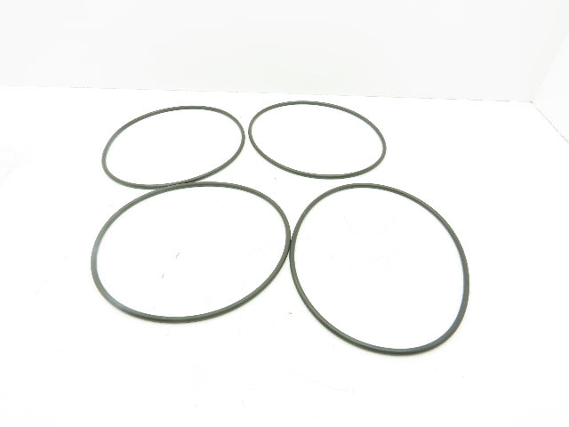 Viton 75 Duro Black O-Ring  1/4" x 9-1/2" ID x 10" OD  Lot of 4