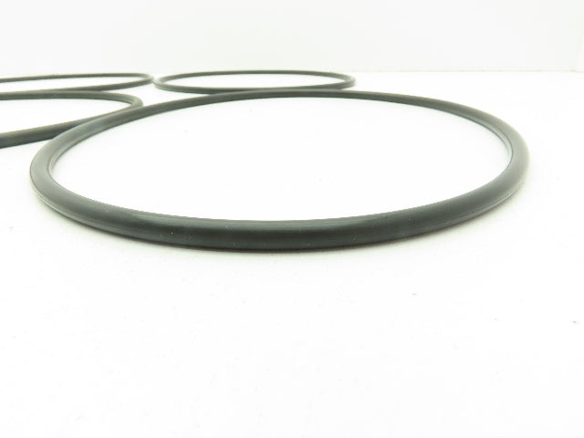 Viton 75 Duro Black O-Ring  1/4" x 9-1/2" ID x 10" OD  Lot of 4