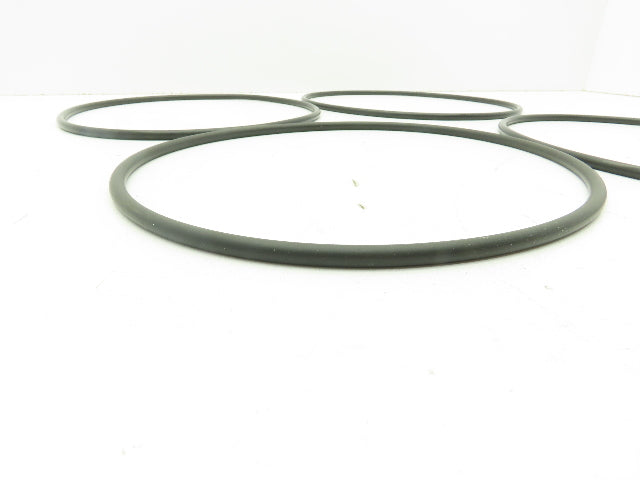 Viton 75 Duro Black O-Ring  1/4" x 9-1/2" ID x 10" OD  Lot of 4