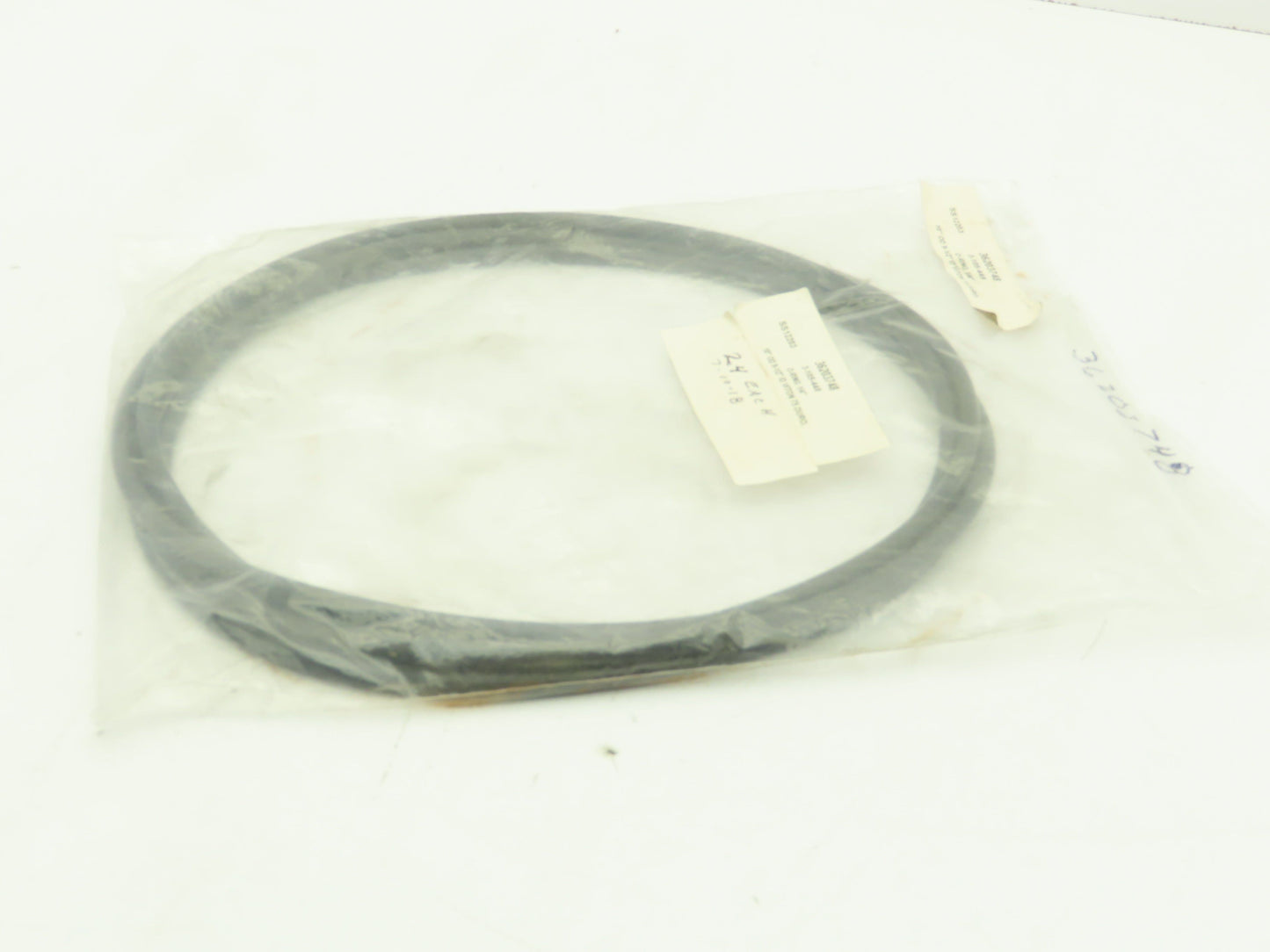 Viton 75 Duro Black O-Ring  1/4" x 9-1/2" ID x 10" OD  Lot of 4