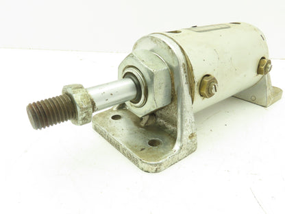 ARO Economair MQ2764-020 Pneumatic Air Cylinder 3" Bore 2" Stroke Foot Mount