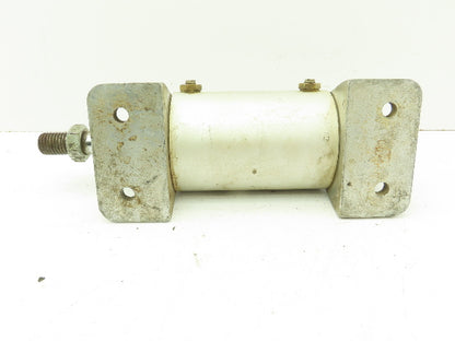 ARO Economair MQ2764-020 Pneumatic Air Cylinder 3" Bore 2" Stroke Foot Mount