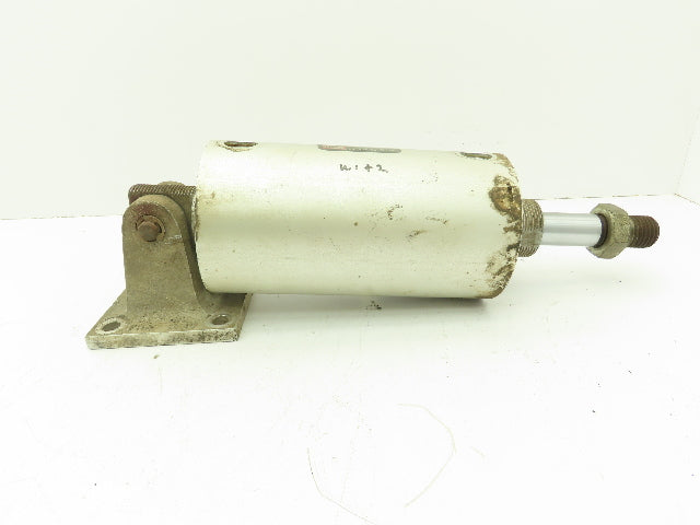ARO Economair MQ2765-040 Pneumatic Air Cylinder 4" Bore 4" Stroke Pivot Bracket