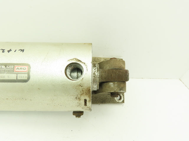 ARO Economair MQ2765-040 Pneumatic Air Cylinder 4" Bore 4" Stroke Pivot Bracket