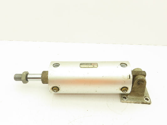 ARO Economair MQ2765-060 Pneumatic Air Cylinder 4" Bore 6" Stroke Tang Pivot Mt