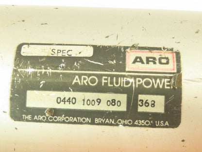 ARO 0440-1009-080 Pneumatic Air Cylinder 4" Bore 8" Stroke Pivot Bracket Mt