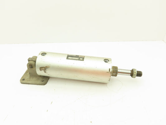 ARO 0440-1009-080 Pneumatic Air Cylinder 4" Bore 8" Stroke Pivot Bracket Mt