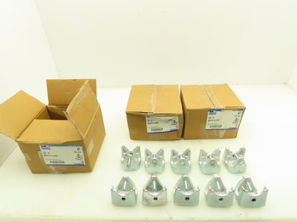 ME Madison Electric 502 Beam Clamp 3/8"-16 Galvanized Mall Iron 1" Jaw LOT OF 30