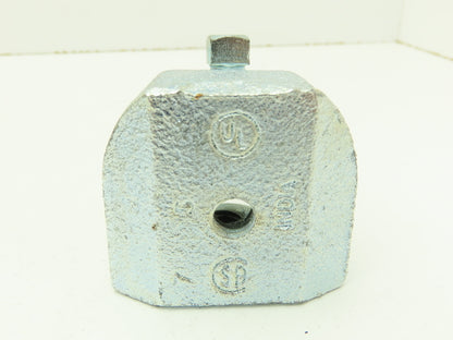 ME Madison Electric 502 Beam Clamp 3/8"-16 Galvanized Mall Iron 1" Jaw LOT OF 20