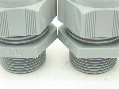 T&B CC-NPT-1-G Cable Gland Cord Connector Non-Metallic GRAY 1" NPT  Lot of 10