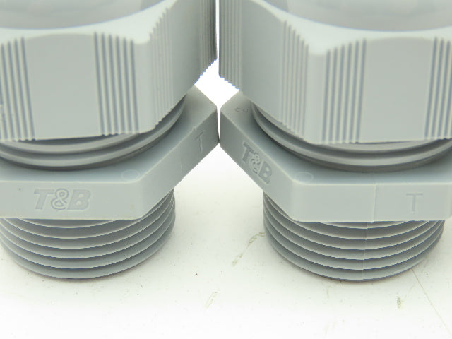T&B CC-NPT-1-G Cable Gland Cord Connector Non-Metallic GRAY 1" NPT  Lot of 10