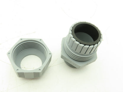 T&B CC-NPT-1-G Cable Gland Cord Connector Non-Metallic GRAY 1" NPT  Lot of 10