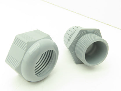 T&B CC-NPT-1-G Cable Gland Cord Connector Non-Metallic GRAY 1" NPT  Lot of 10