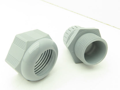 T&B CC-NPT-1-G Cable Gland Cord Connector Non-Metallic GRAY 1" NPT  Lot of 10