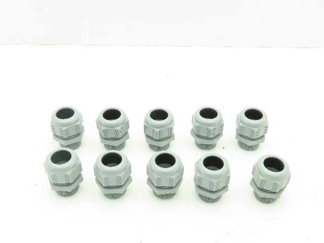 T&B CC-NPT-1-G Cable Gland Cord Connector Non-Metallic GRAY 1" NPT  Lot of 10