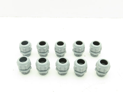 T&B CC-NPT-1-G Cable Gland Cord Connector Non-Metallic GRAY 1" NPT  Lot of 10
