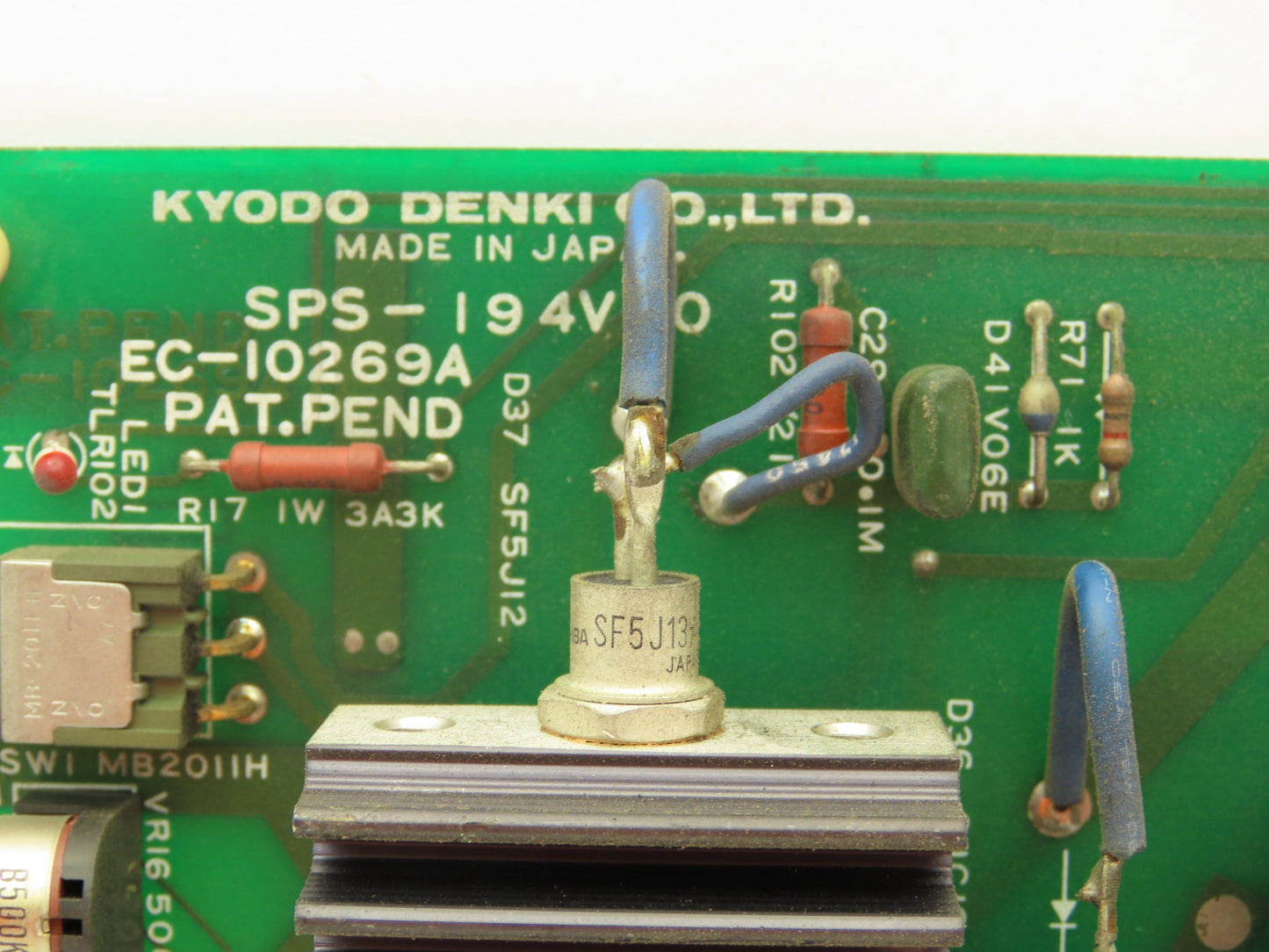 Kyodo Denki SPS-194V-0 / EC-10269A PLC Control Circuit Board Card