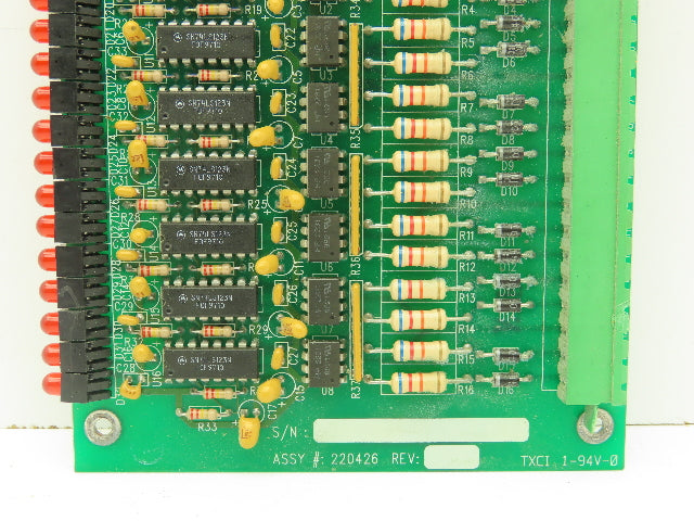 TKS TXCI 1-94V-0 LED Indicator Circuit Board Card
