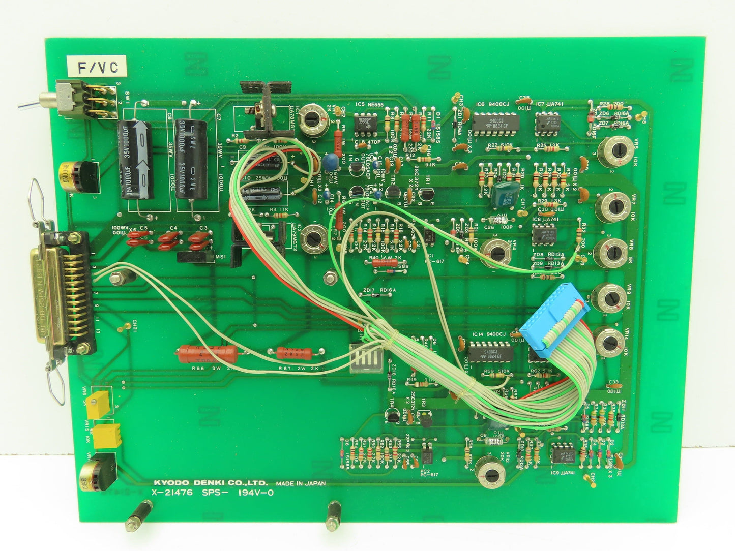 Kyodo Denki X-21476 SPS-194V-0 Circuit Board Switch Control