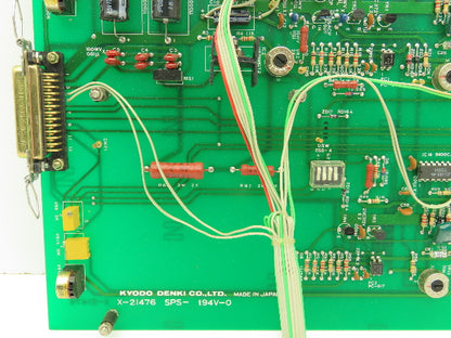 Kyodo Denki X-21476 SPS-194V-0 Circuit Board Switch Control