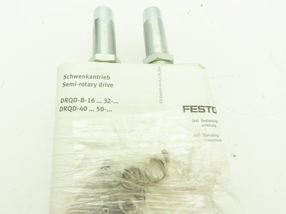 Festo DRQD-40-180-YSRJ-A-AL-FW-Z1 Twin Piston Semi-Rotary Drive Cylinder 180°
