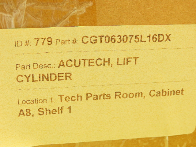Numatics CGT-063-075 Compact Slide Guide Cylinder 63mm Bore 75mm Stroke