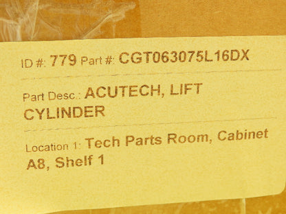 Numatics CGT-063-075 Compact Slide Guide Cylinder 63mm Bore 75mm Stroke