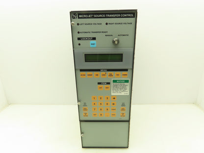 S&C Micro-AT 39050-A1-V4Y4Y8 Automatic Source-Transfer Control Switch Panel 120V