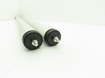 Item 3030006001 Acutech Roller 900x50MM Conveyor System 8-1.25mm Thread Lot of 2